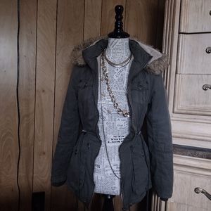 YMI fleece lined coat